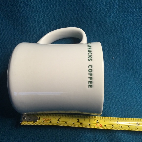 Starbucks 2008 12 oz Mug with Green Embossed Christmas Tree - Picture 5 of 5